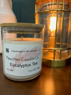 Eucalyptus Tea 8 oz Candle TUMBLER JAR
