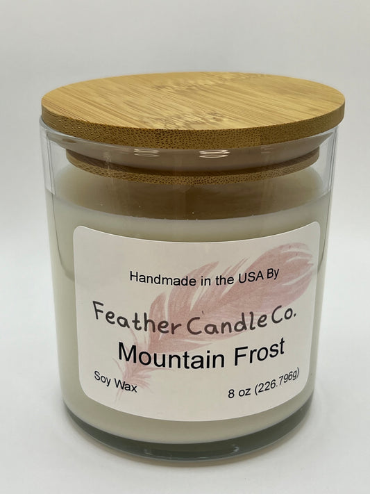Mountain Frost 8 oz Candle TUMBLER JAR