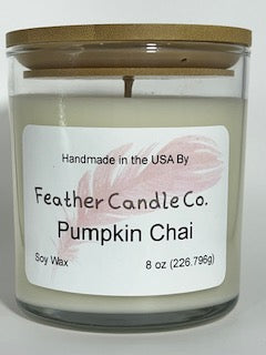 Pumpkin Chai 8 oz Candle TUMBLER JAR