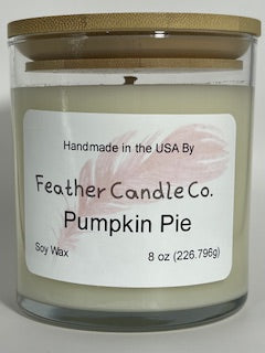 Pumpkin Pie 8 oz Candle TUMBLER JAR