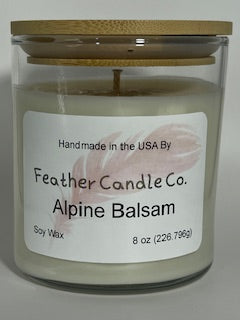 Alpine Balsam 8 oz Candle TUMBLER JAR