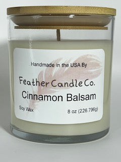 Cinnamon Balsam 8 oz Candle TUMBLER JAR