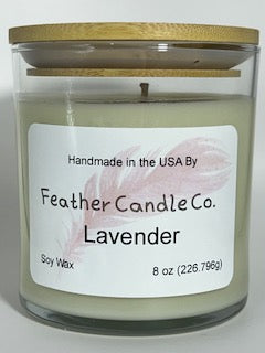 Lavender 8 oz Candle TUMBLER JAR