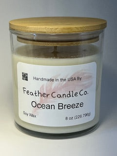 Ocean Breeze 8 oz Candle TUMBLER JAR