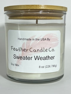 Sweater Weather 8 oz. Candle TUMBLER JAR
